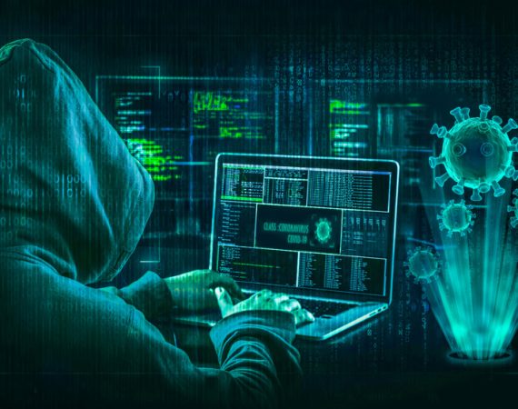 Hacker,Virus,Malware,Attack,During,Coronavirus,Pandemic,Concept